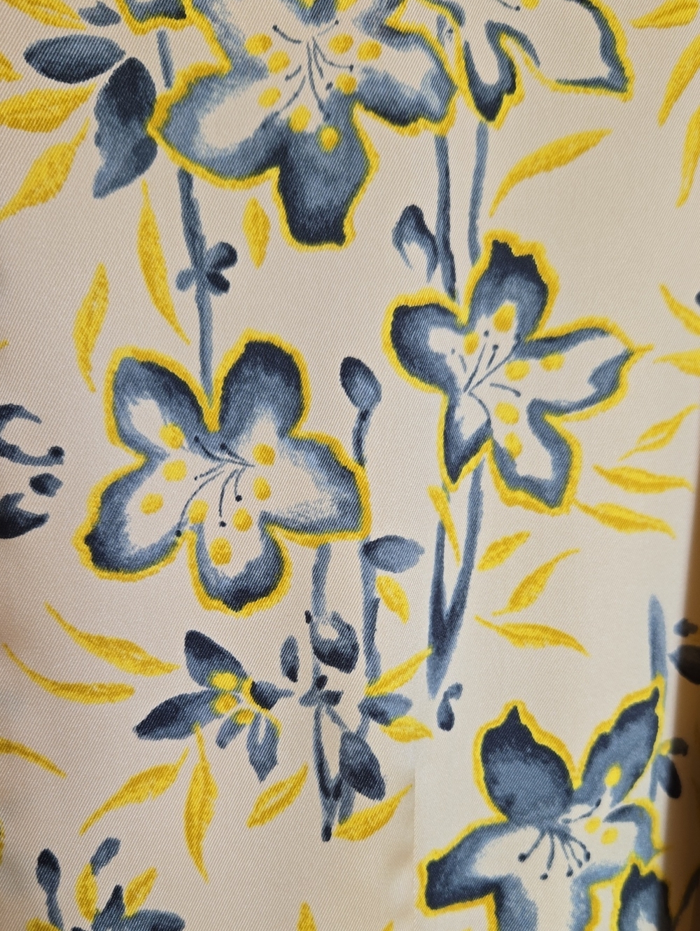 CINQ À SEPT 'Kerstin' Puff-Sleeve Floral Midi-Dress, Pomelo Multi - Picture 4 of 4